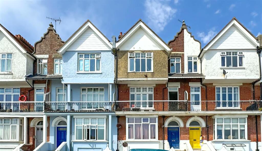 The Victorian terrace on South Terrace, Littlehampton